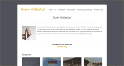 Desktop Screenshot of gunnvottestad.no